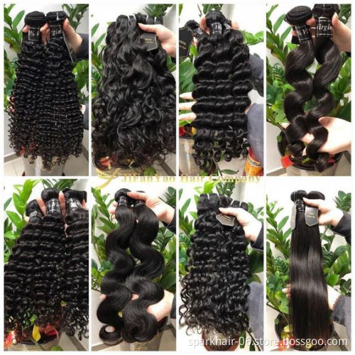 SPARK Brazilian cuticle aligned hair,wholesale human hair weave bundle virgin hair vendor,raw mink virgin Brazilian hair bundles